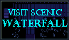 undertale-themed graphic that reads “visit scenic waterfall”